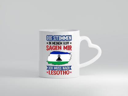 Lesotho | Urlaub Stimmen in meinem Kopf Traumland lustig Humor Geschenkidee