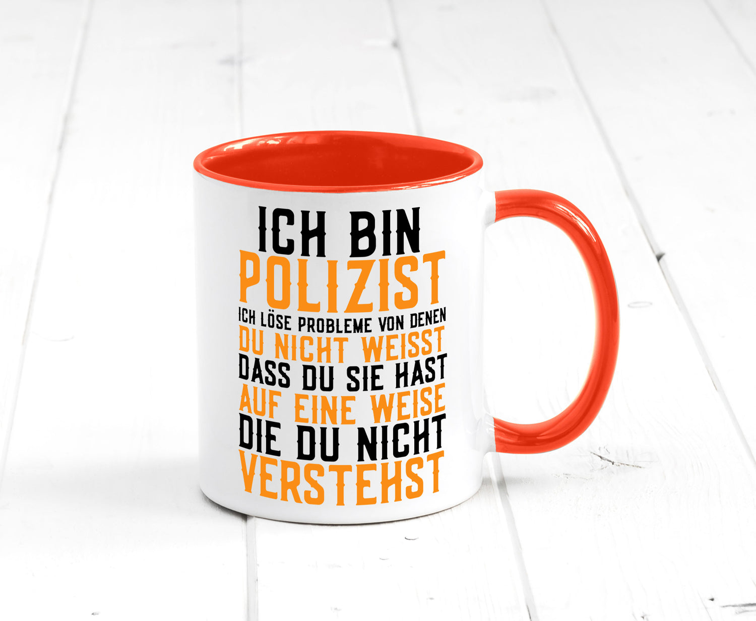 Ich bin Polizist | Polizei Beruf Job lustiger Spruch Geschenk Arbeit Kollegen