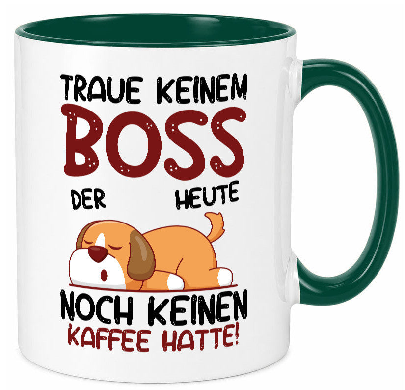 Traue keinem Boss | Führungskraft Vorgesetzter Geschenkidee Humor Tasse