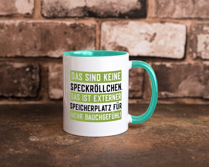 Keine Speckröllchen | Softwareentwickler PC Körperfülle Geschenkidee Humor Tasse