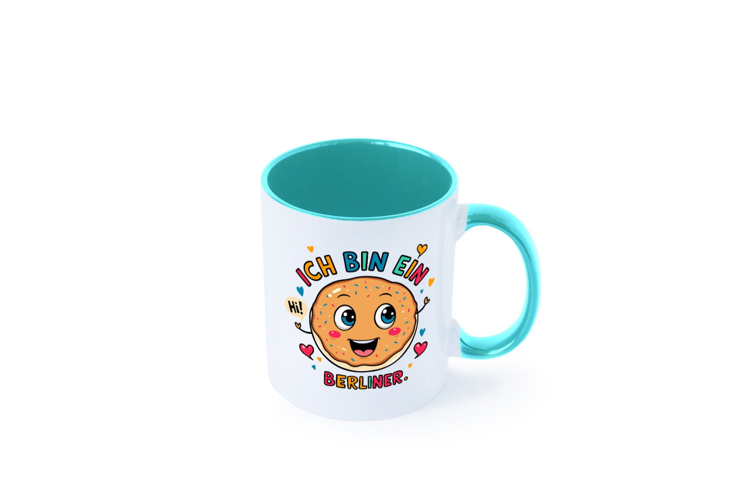 Ich bin ein Berliner | Krapfen Pfannkuchen Humor Geschenkidee Tasse