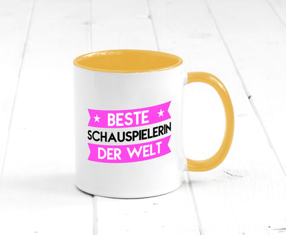 Beste Schauspielerin | Theater lustiger Spruch Geschenk Humor Geschenkidee Tasse