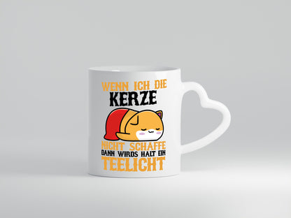 Wenn ich die Kerze nicht Schaffe | Müde Katze Schlafen Geschenkidee