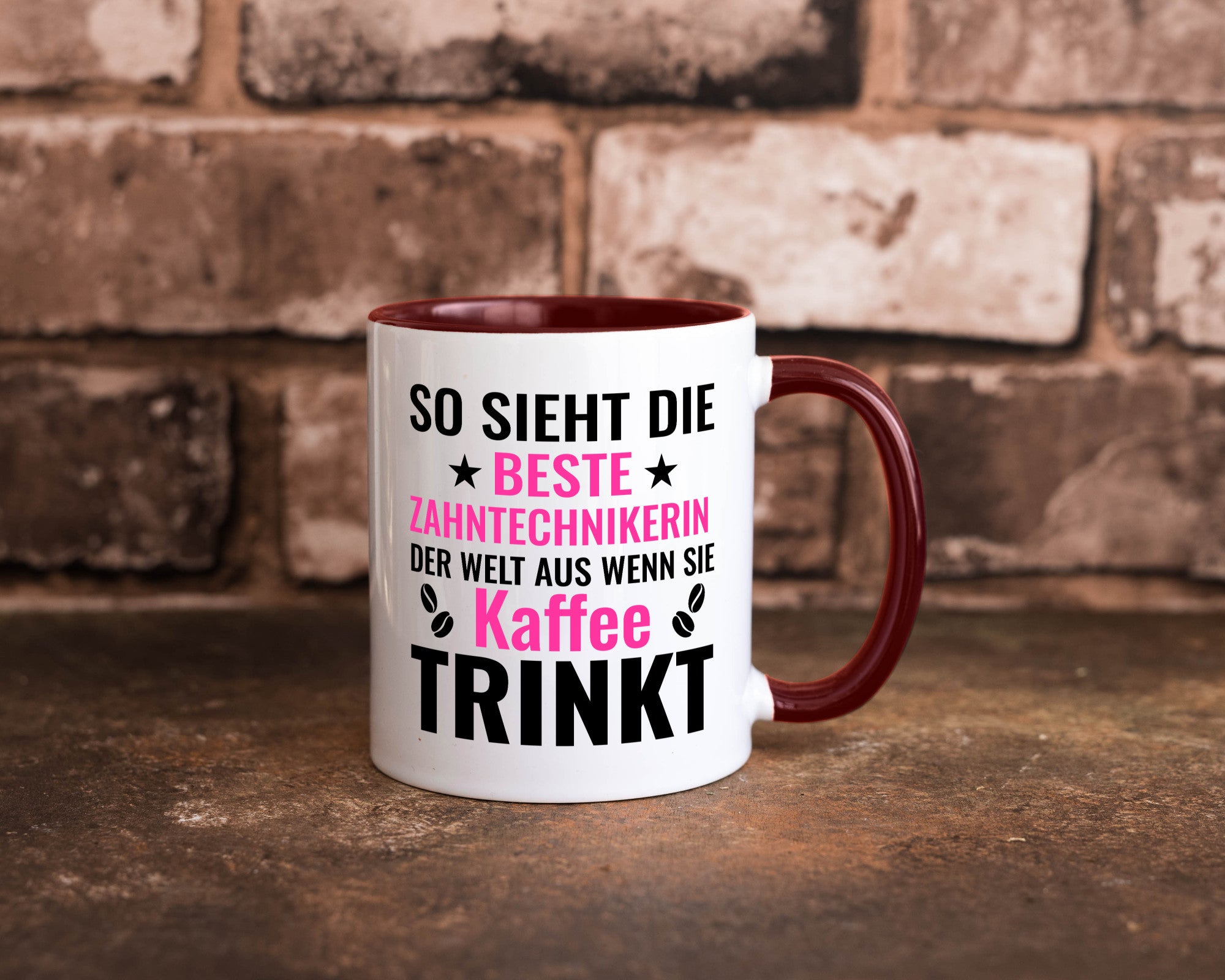 Kaffee trinkt: Zahntechnikerin | Zahnmedizin lustiger Spruch Geschenk Humor