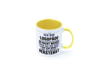 Löse Probleme: Logopäde | Sprachtherapie v2 Geschenkidee Humor Tasse