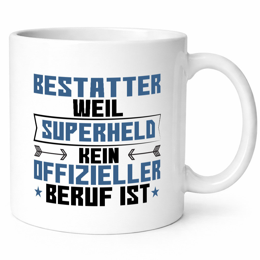 Superheld Bestatter | Bestattung Totengräber lustig Humor Geschenkidee Geschenk