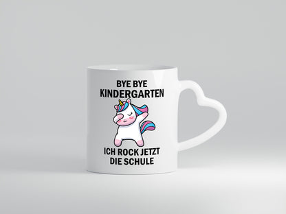 Bye Kindergarten | Rock jetzt die Schule Einhorn lustig Humor Geschenkidee