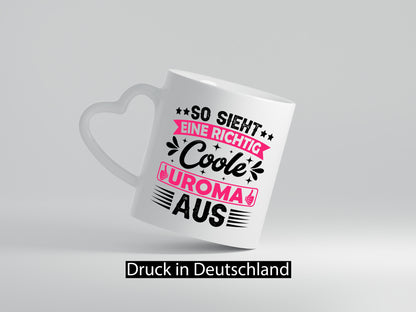 Coole Uroma | Oma Urgroßmutter lustig Familie Geschenkidee Geschenk Tasse