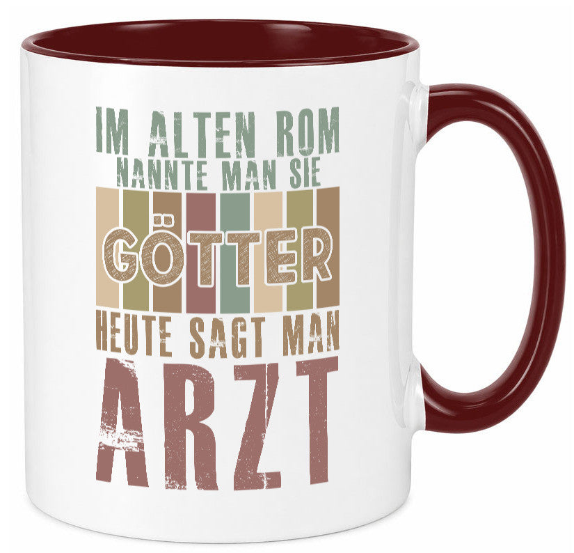 Heute sagt man: Arzt | Medizin Doktor Facharzt Geschenk Humor Geschenkidee Tasse