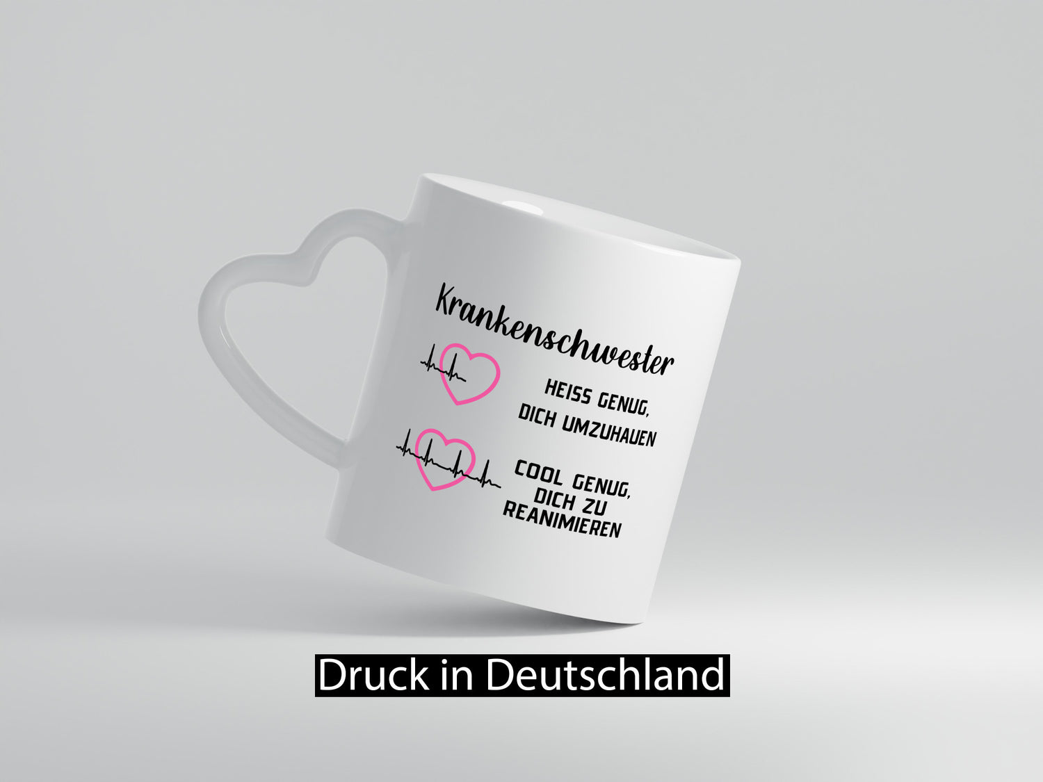 Krankenschwester umhauen, cool reanimieren | Herzschlag Geschenk Humor