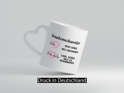 Krankenschwester umhauen, cool reanimieren | Herzschlag Geschenk Humor