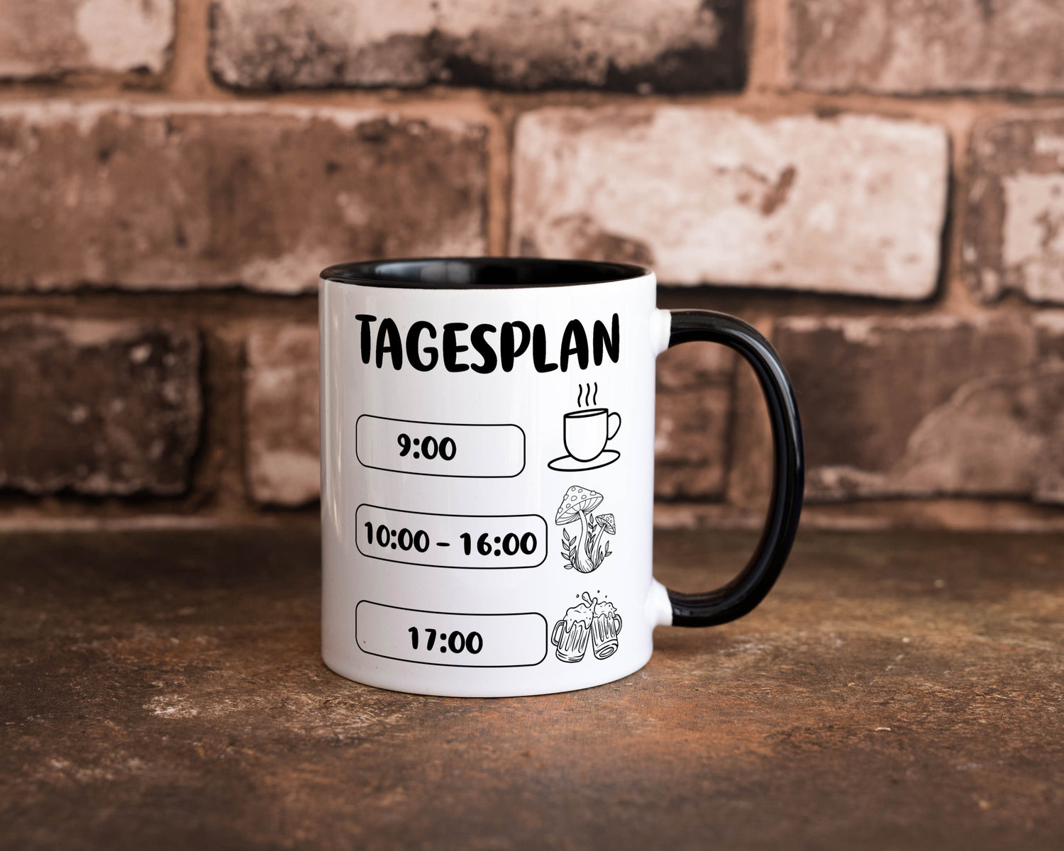 Tagesplan Pilzsammler | Pilze Wald v2 Geschenk Humor Geschenkidee lustiger
