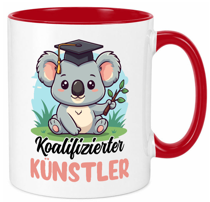 Koalifizierter Künstler | Kunst Humor Geschenkidee Tasse