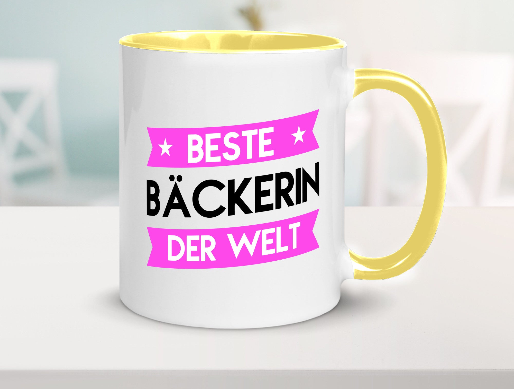 Beste Bäckerin | Bäckerei Frauen Backen lustig Humor Geschenkidee Geschenk Tasse