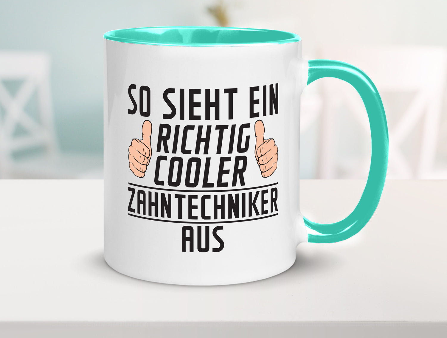 Richtig Cooler Zahntechniker | Zahnmedizin Geschenkidee Humor Tasse