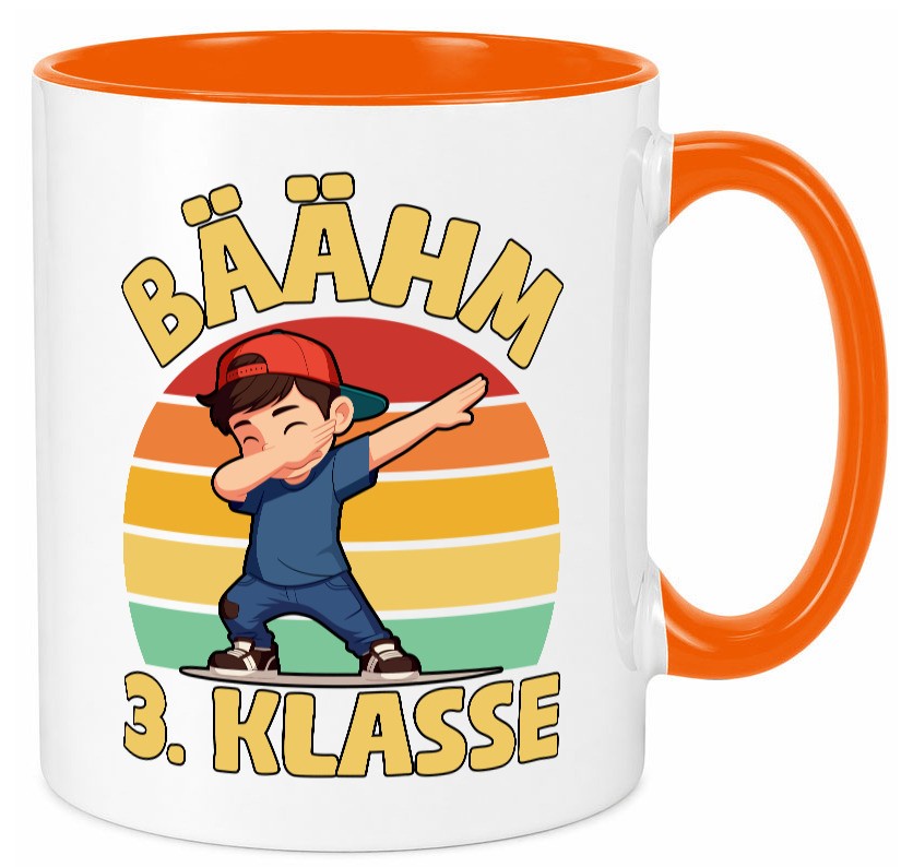 Bäähm 3. klasse | Schulanfang Drittklässler Humor Geschenkidee Tasse