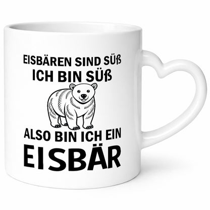 Eisbären sind süß | Ich bin ein Eisbär Kinderbär v2 lustiger Spruch Geschenk