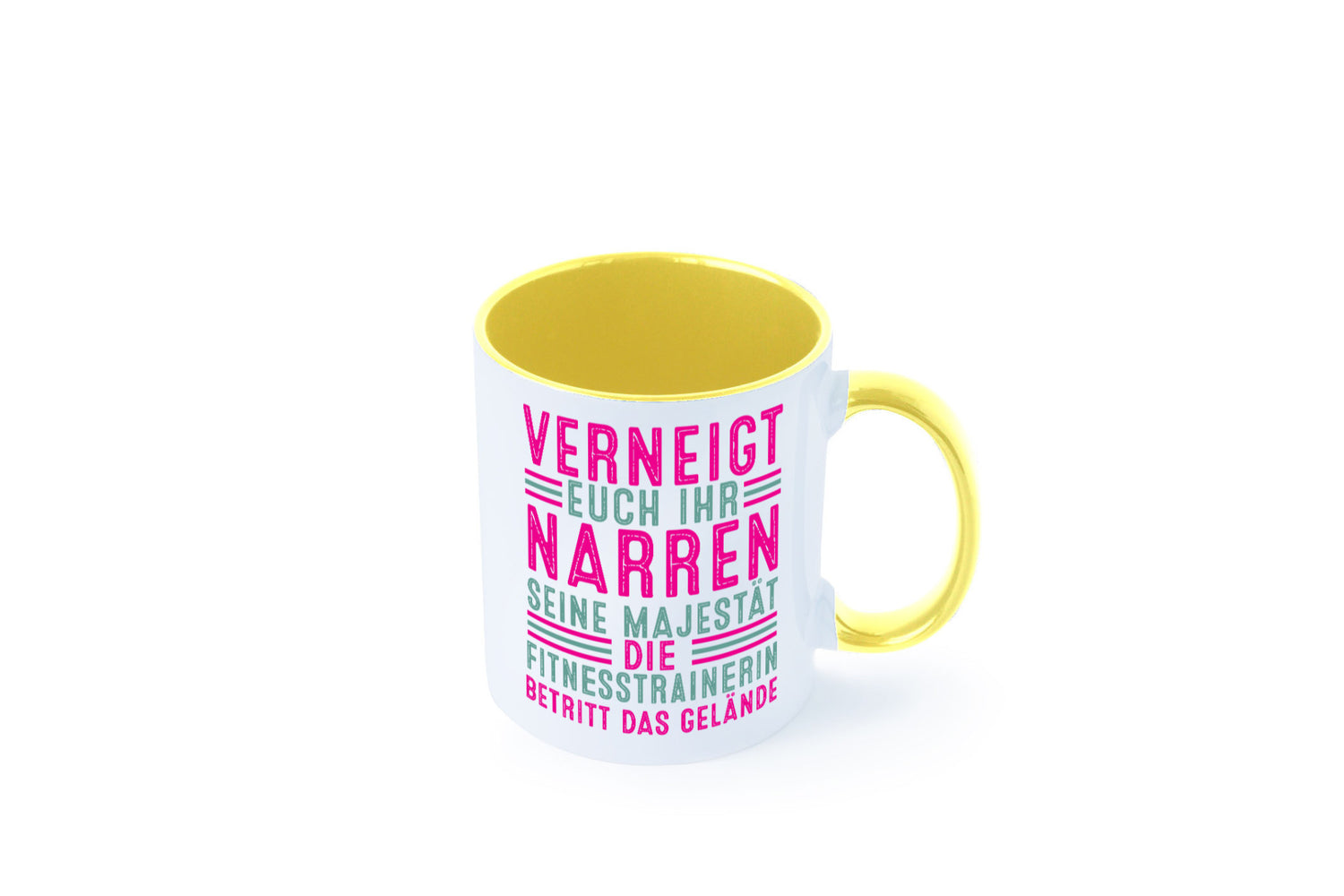 Verneigt euch: Fitnesstrainerin | Trainerin Sport v2 lustig Humor Geschenkidee
