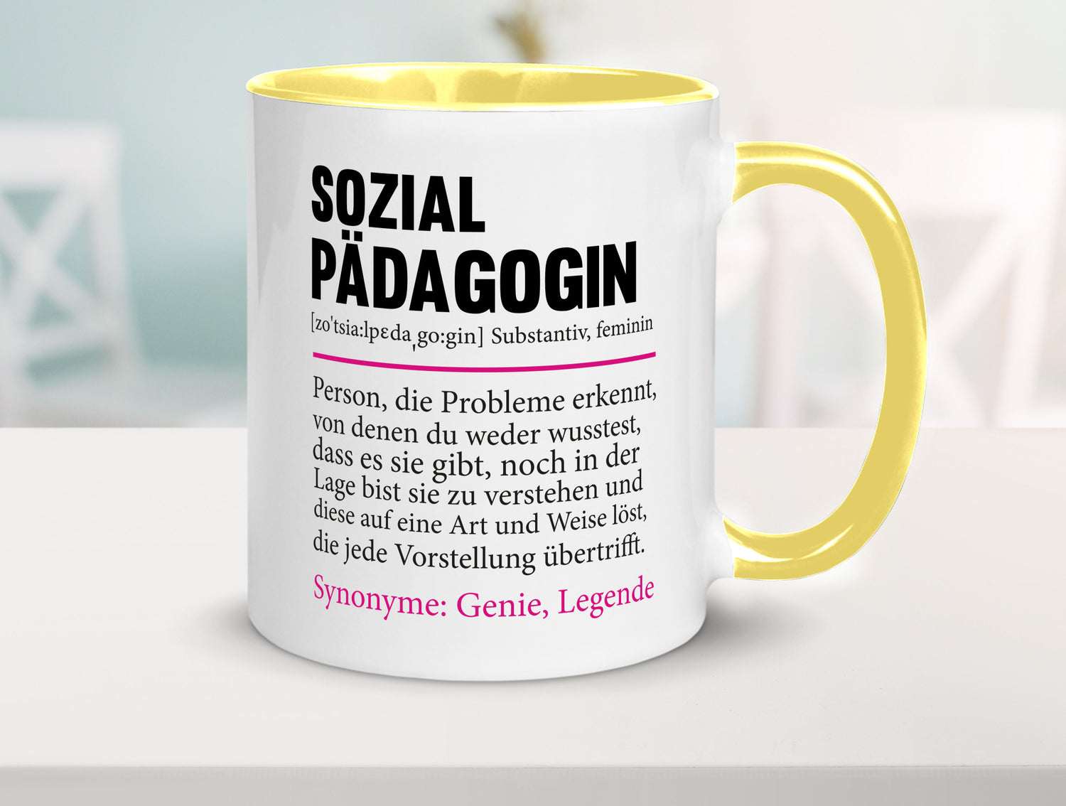 Sozialpädagogin | Spruch lustig Humor Pädagogin v2 Geschenkidee Geschenk Tasse