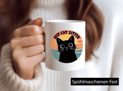 Bets Cat Sitter | Schwarze Katze Katzenliebhaber Geschenk Tierliebhaber Humor