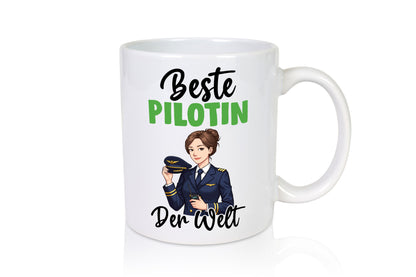 Beste Pilotin | Definition Piloten v2 Geschenkidee Humor Tasse