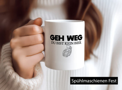 Geh weg du bist kein Bier | bierliebhaber v3 lustig Humor Geschenkidee Geschenk