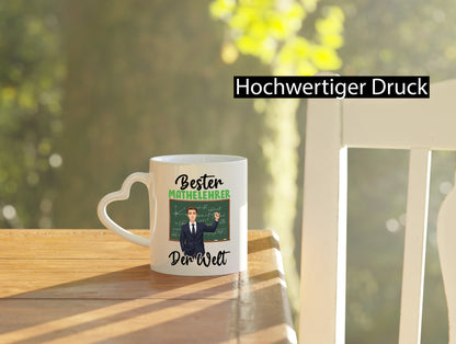 Bester Mathelehrer | Lehrer Mathe v2 lustiger Spruch Geschenk Humor