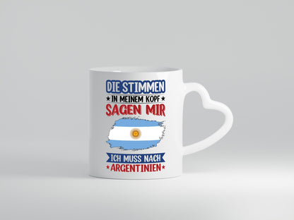 Argentinien | Urlaub Stimmen in meinem Kopf Traumland lustig Humor Geschenkidee