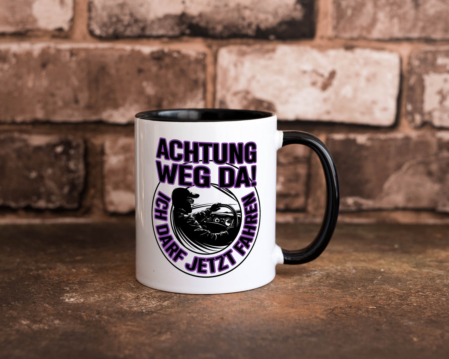 Achtung weg da ich darf jetzt Fahren | Führerschein lustig Humor Geschenkidee