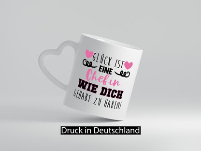 Glück ist eine Chefin wie dich gehabt zu haben | Chef Geschenkidee Arbeit