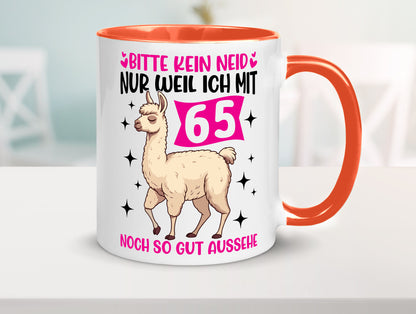 65. Geburtstag | 65 Jahre Lama gut aussehen Geschenkidee Humor Tasse