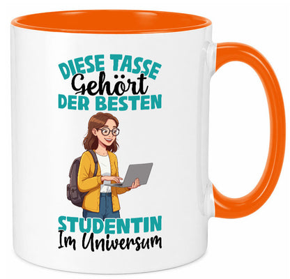 Im Universum: Studentin | Uni Studium Universität Geschenk Humor Geschenkidee