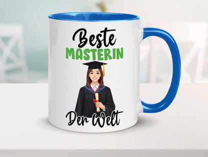 Beste Masterin | Student Uni Studium Humor Geschenkidee Tasse