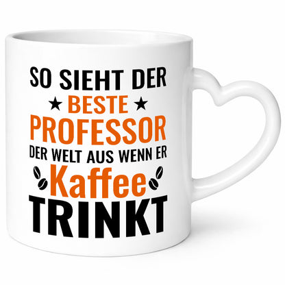 Kaffee trinkt: Professor | Uni Universität lustiger Spruch Geschenk Humor