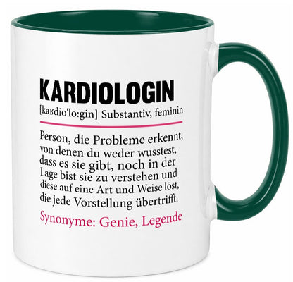 Kardiologin | Spruch lustig Kardiologie Beruf Geschenk Arbeit Kollegen Büro Tasse
