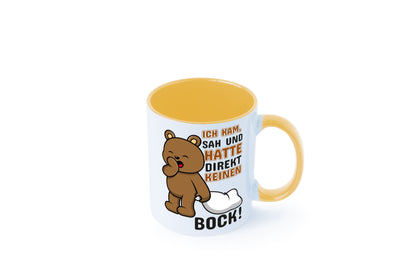 Direkt keinen Bock! | Büro Faultier Morgenmuffel Geschenk Arbeit Kollegen