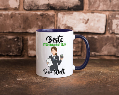 Beste Steuerberaterin | Steuer Beratung v2 Geschenkidee Humor Tasse