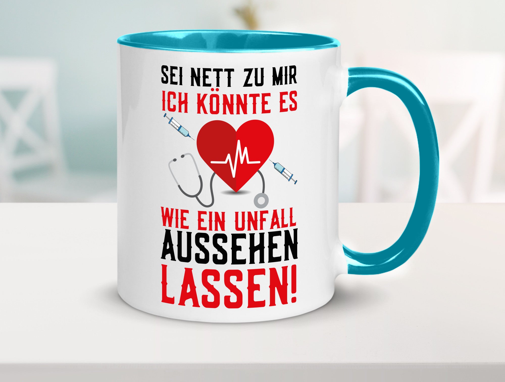 Sei nett zu mir | Krankenschwester Arzt Klinik Spritze v2 lustig Humor