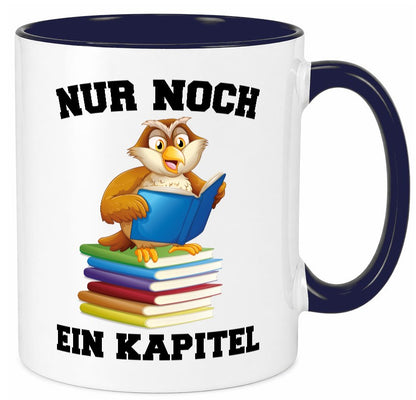 Nur noch ein Kapitel lustig Humor Geschenkidee Geschenk Tasse