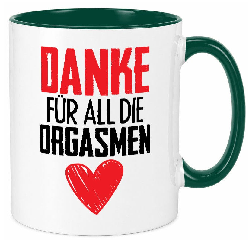 Orgasmus Tasse Geschenkidee Humor