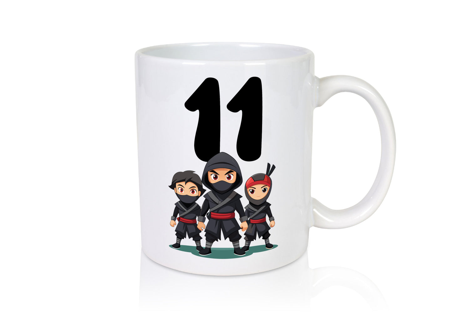 11. Geburtstag | 11 Jahre Ninja Geschenkidee Humor Tasse