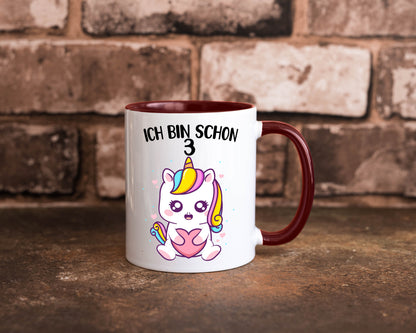 3. Geburtstag | Ich bin schon 3 Jahre Einhorn Mädchen lustig Geschenkidee