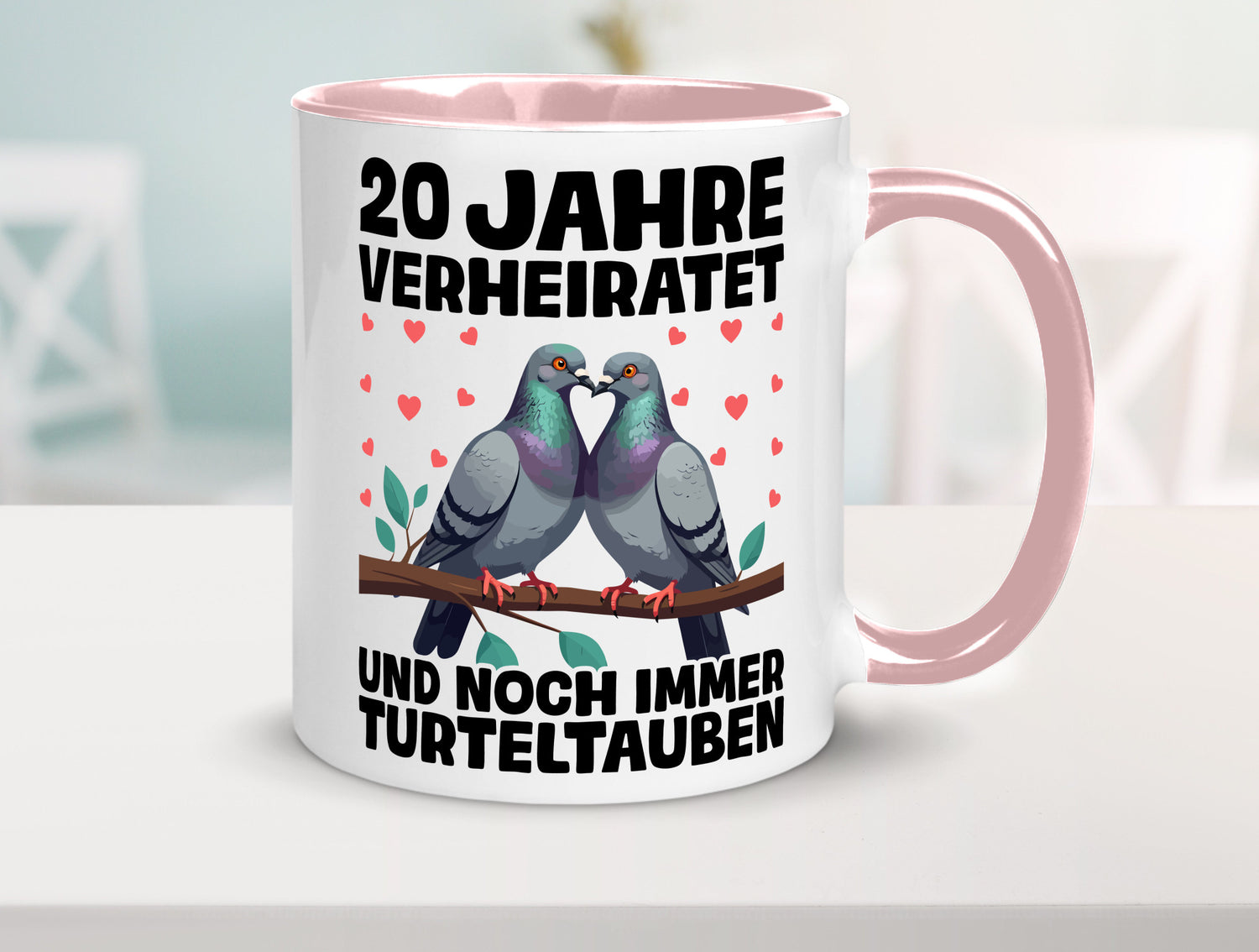20 Jahre verheiratet | Turteltauben Ehe Ehepaar lustig Humor Geschenkidee