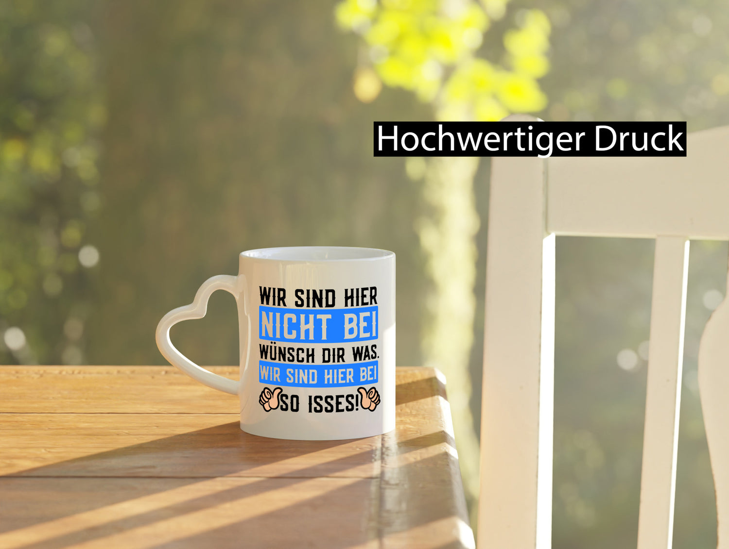 Sind hier nicht bei Wünsch dir was | Spruch Daumen hoch lustig Humor