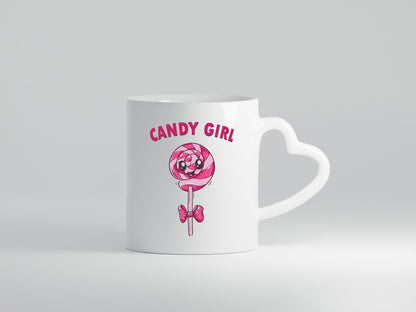 Candy Girl | Lolly Schleife Geschenkidee Humor Tasse