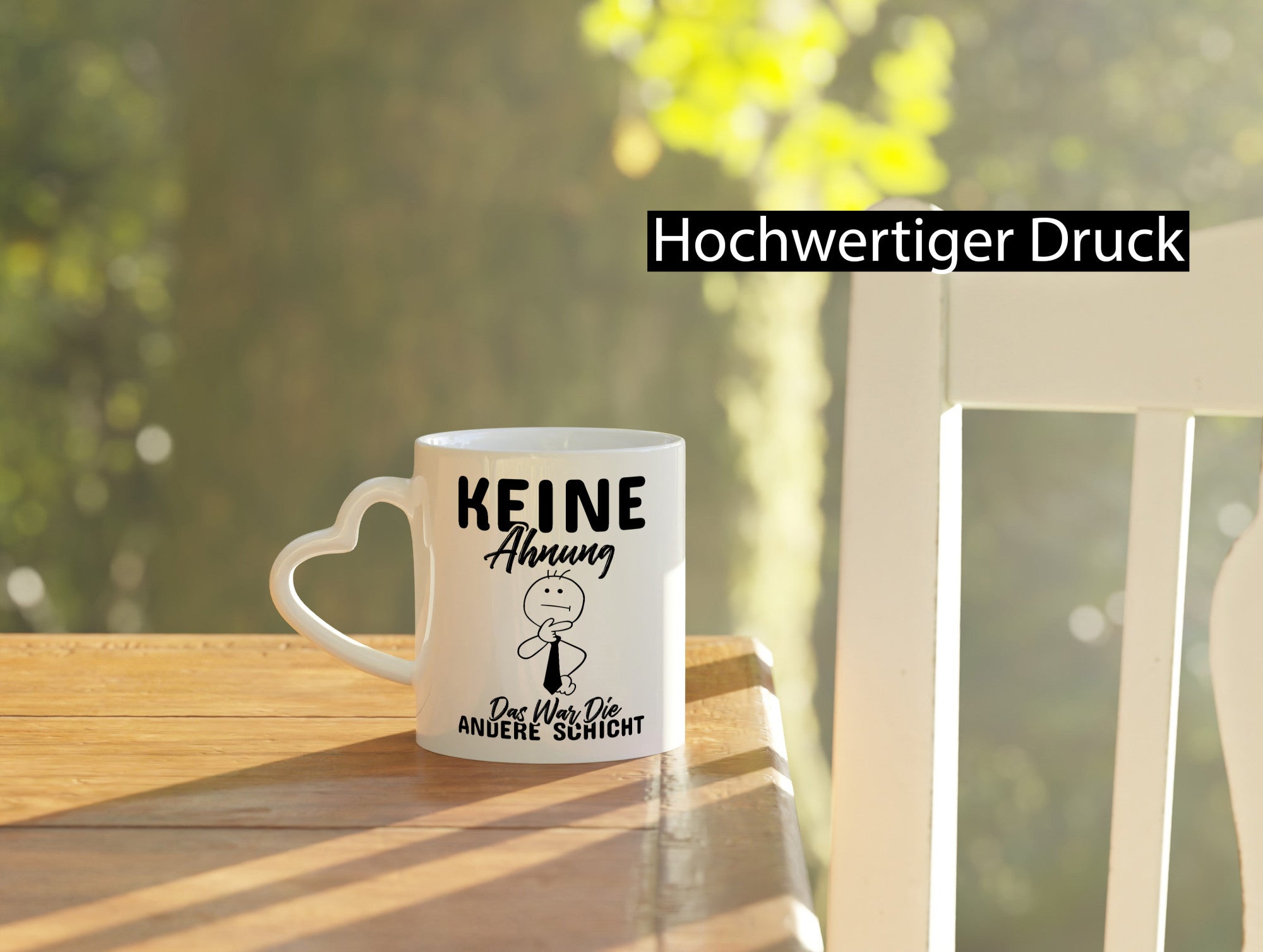 Die andere Schicht Humor Geschenkidee Tasse
