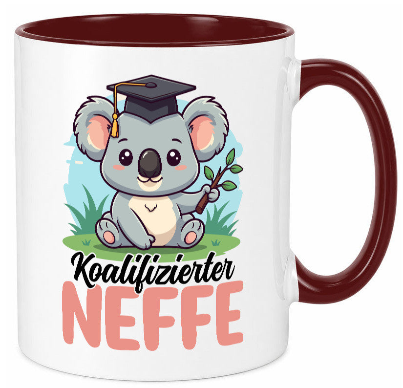 Koalifizierter Neffe | Familie Bruder Bester Onkel Geschenkidee Humor Tasse