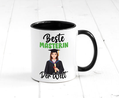 Beste Masterin | Student Uni Studium Humor Geschenkidee Tasse