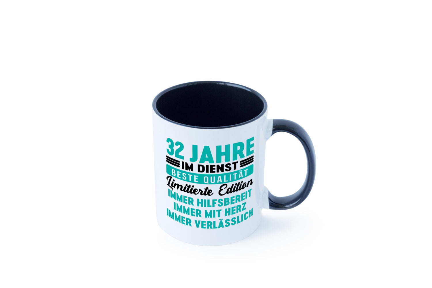 32 Jahre im Dienst | Jubiläum Arbeit v5 Geschenkidee Kollegen Büro Humor Tasse