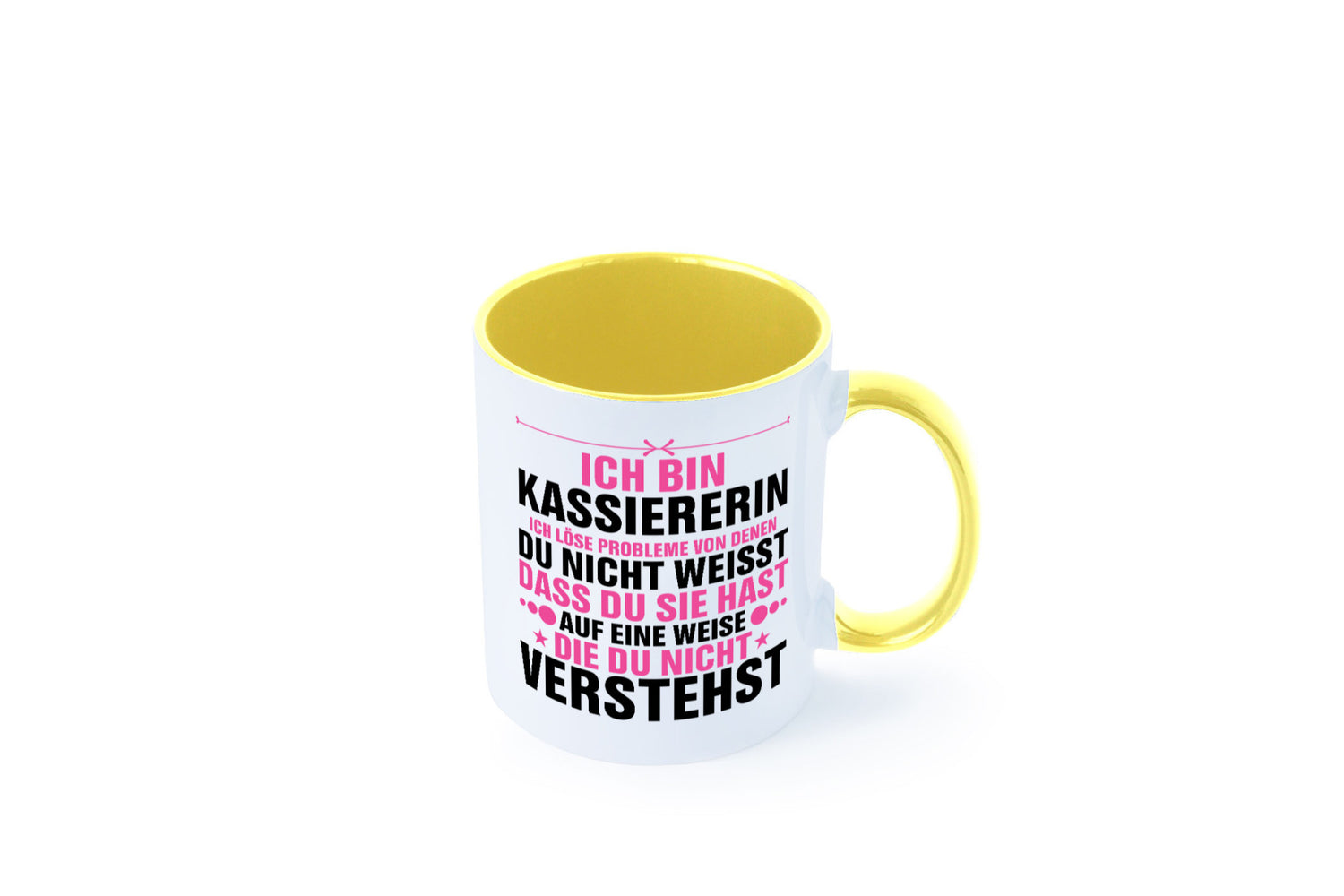 Löse Probleme: Kassiererin v2 lustiger Spruch Geschenk Humor Geschenkidee Tasse